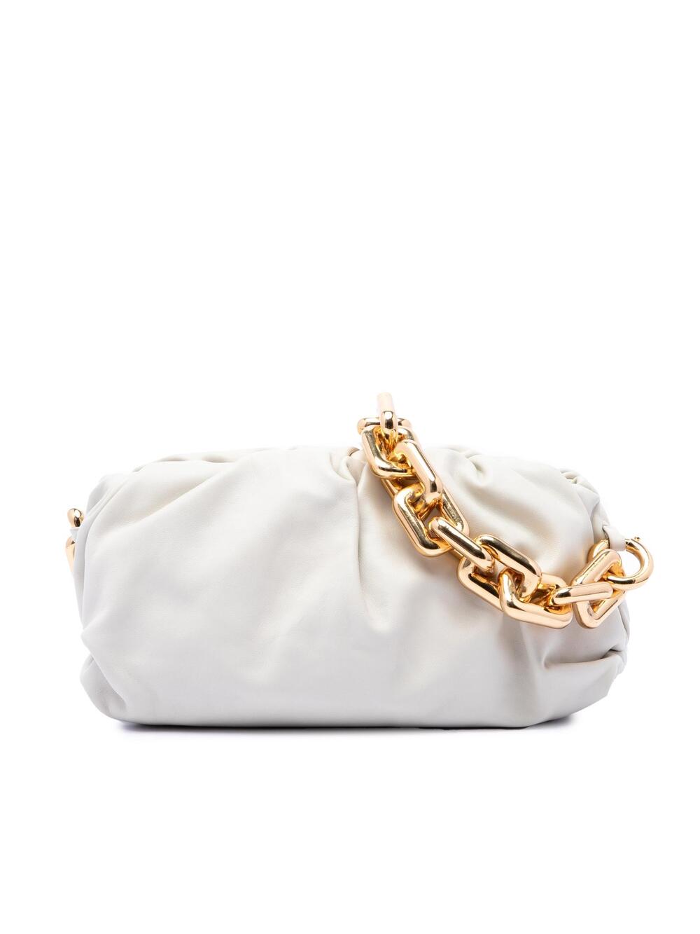 Bottega Veneta Lambskin Chain Pouch #359709B10B